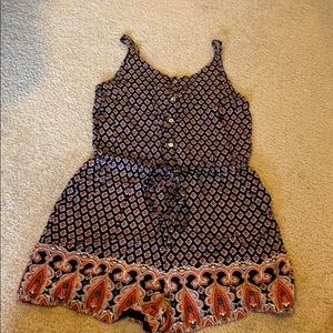 multi colored romper